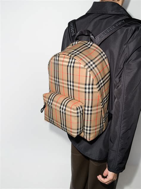 burberry technical backpack|Burberry vintage backpack.